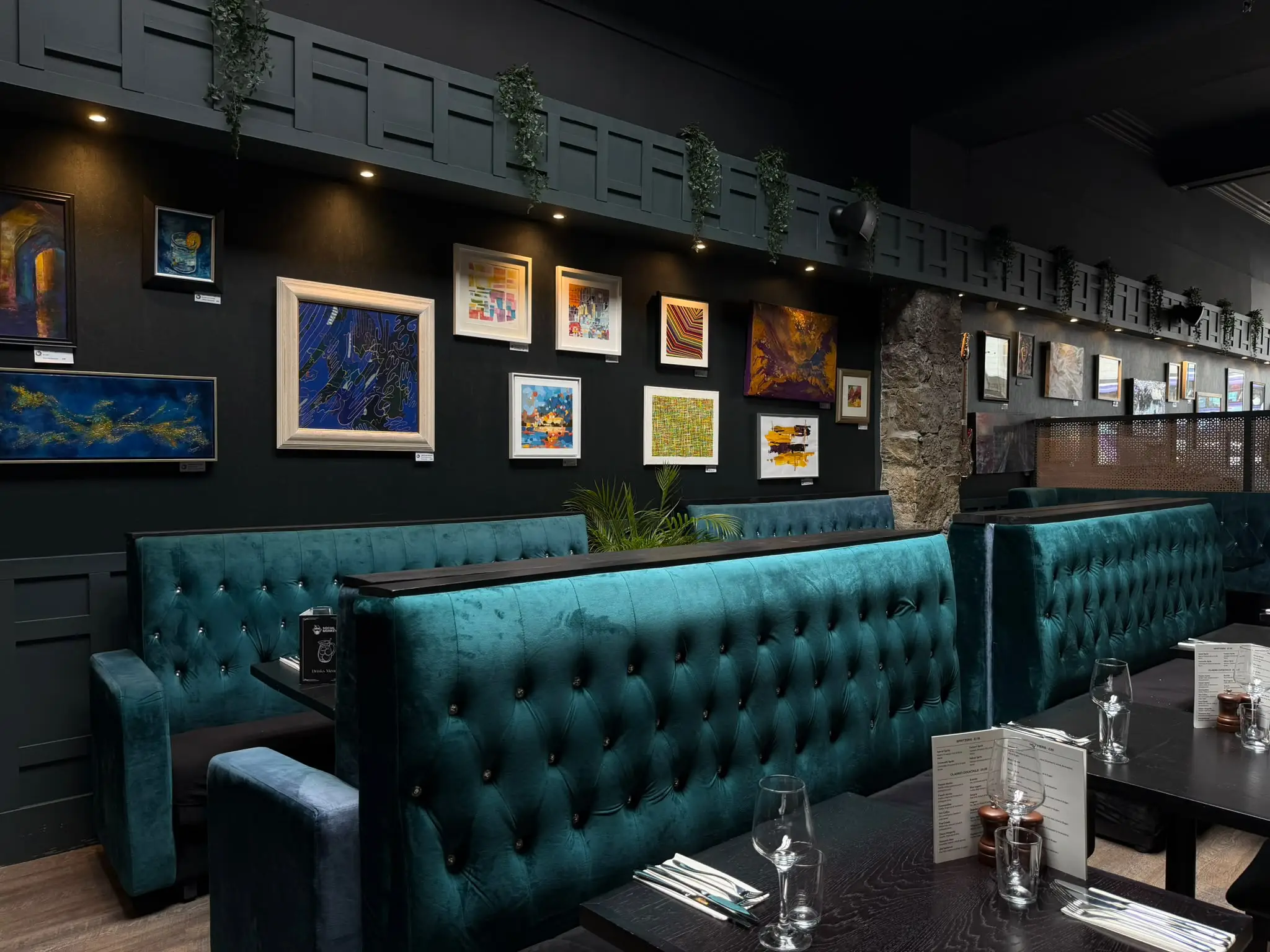 Private dining area